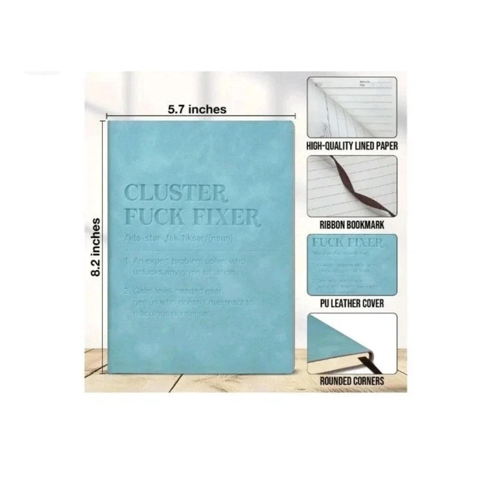 Funny Office Notebook Cluster F*** Fixer Definition Journal Gag Gift Coworker